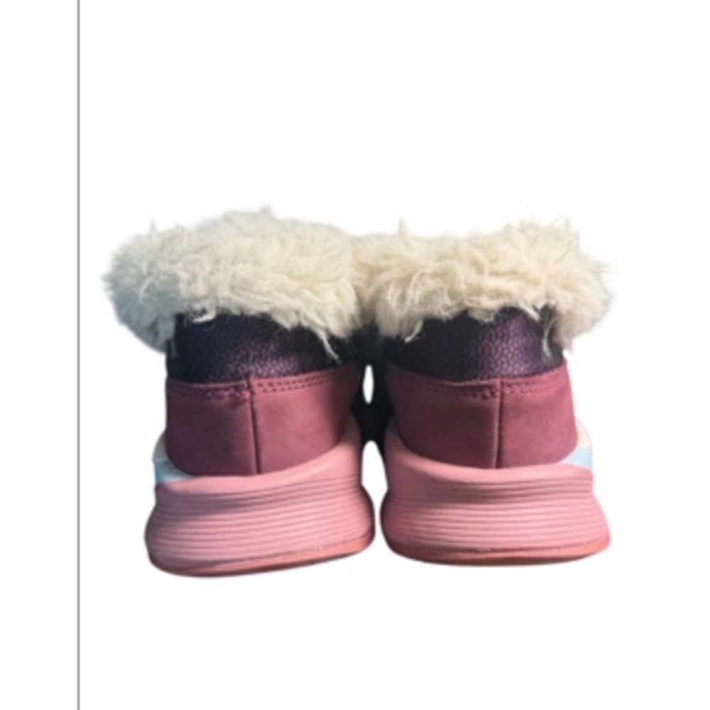 Spyder Aggie Winter Booties Womens 8M Berry Pink Good Faux Fur Apres Ski Laced - Picture 5 of 7